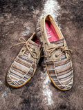 Jamie Twisted X Boat Shoe Driving Moc - Multi & Bomber - Women's Shoes - Twisted X - Bronco Western Supply Co.