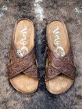 Jaycee Sandal in Brown by Very G - Women's Shoes - Very G - Bronco Western Supply Co.