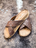 Jaycee Sandal in Brown by Very G - Women's Shoes - Very G - Bronco Western Supply Co.