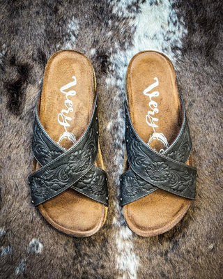 Jaycee Sandal in Grey by Very G – Women's Shoes from Bronco Western Supply Co.