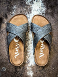 Jaycee Sandal in Grey by Very G - Women's Shoes - Very G - Bronco Western Supply Co.