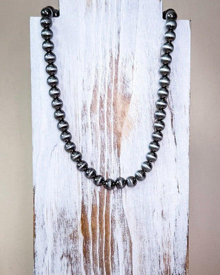 Jenna Navajo Style Pearl Fashion Necklace - Natural – Jewelry from Bronco Western Supply Co.