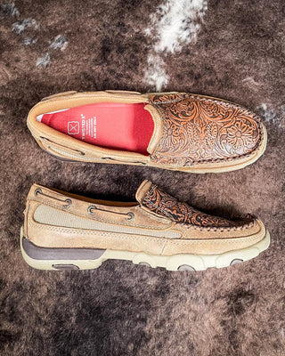 Jenna Twisted X Slip - On Driving Moc - Bomber & Tooled – Women's Shoes from Bronco Western Supply Co.