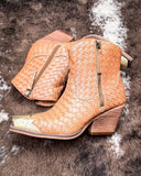 Jim Ankle Bootie in Tan by Very G - Women's Shoes - Very G - Bronco Western Supply Co.
