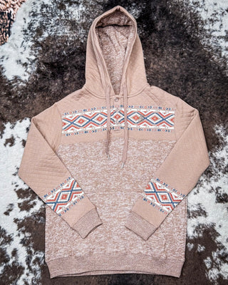 Jimmy Ladies Hooey Hoodie in Portabella with Aztec – Apparel from Bronco Western Supply Co.