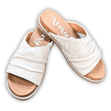 Jolene Sandal in Cream by Very G - Women's Shoes - Very G - Bronco Western Supply Co.