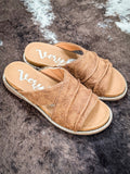 Jolene Sandal in Tan by Very G - Women's Shoes - Very G - Bronco Western Supply Co.