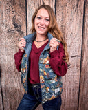 Jolie Hooey Reversible Puffer Vest - Apparel - Hooey - Bronco Western Supply Co.