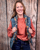 Jolie Hooey Reversible Puffer Vest - Apparel - Hooey - Bronco Western Supply Co.