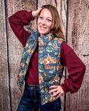 Jolie Hooey Reversible Puffer Vest - Apparel - Hooey - Bronco Western Supply Co.