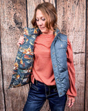 Jolie Hooey Reversible Puffer Vest - Apparel - Hooey - Bronco Western Supply Co.