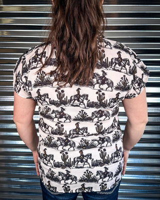 Jude Western Dolman Short Sleeve Button Down Top – Apparel from Bronco Western Supply Co.