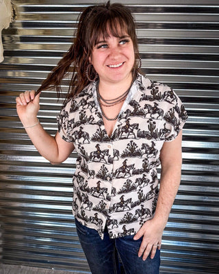 Jude Western Dolman Short Sleeve Button Down Top – Apparel from Bronco Western Supply Co.