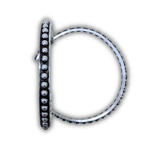 June Stud Bubble Hoop Fashion Earring - Silver – Jewelry from Bronco Western Supply Co.