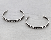 June Stud Bubble Hoop Fashion Earring - Silver – Jewelry from Bronco Western Supply Co.