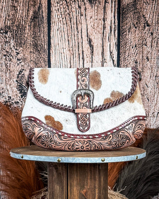 Juniper Tooled Cowhide Crossbody Bag – Purses & Wallets from Bronco Western Supply Co.
