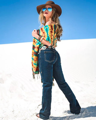 Just TUFF Dark Bootcut Jeans in Dark Wash by Cowgirl Tuff – Apparel from Bronco Western Supply Co.