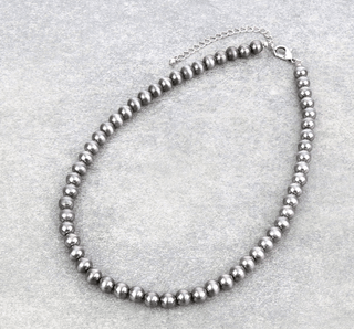 Kenna Navajo Style Fashion Pearl Necklace - Natural – Jewelry from Bronco Western Supply Co.