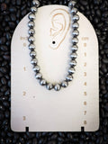 Kenna Navajo Style Fashion Pearl Necklace - Natural - Jewelry - Blue Tortoise - Bronco Western Supply Co.