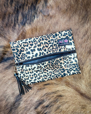 Lady Leopard Makeup Bag by Makeup Junkie Bags – Accessories from Bronco Western Supply Co.