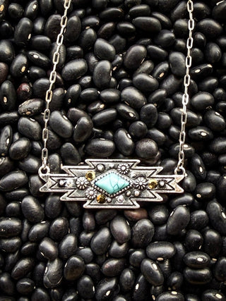 Laramie Stone Aztec Necklace – Jewelry from Bronco Western Supply Co.