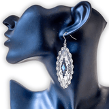 Largo Aztec Dangle Fashion Earrings - Turquoise - Jewelry - Blue Tortoise - Bronco Western Supply Co.