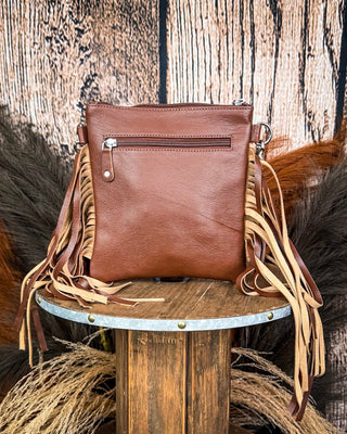 Lariat Hair on Hide Fringe Crossbody Bag – Purses & Wallets from Bronco Western Supply Co.