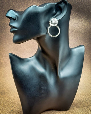 Lariat Halo Concho Hoop Earrings – Jewelry from Bronco Western Supply Co.
