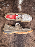 Leah Twisted X Boat Shoe Driving Moc - Distressed & Leopard - Women's Shoes - Twisted X - Bronco Western Supply Co.