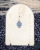 Leif Genuine Turquoise Earrings - Jewelry - Sowell Jewelry - Bronco Western Supply Co.