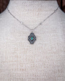 Leif Genuine Turquoise Necklace - Jewelry - Sowell Jewelry - Bronco Western Supply Co.
