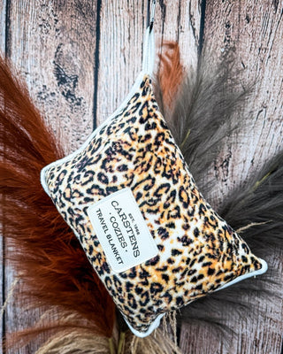 Leopard Print Travel Blanket with Carrying Case – Home Decor from Bronco Western Supply Co.