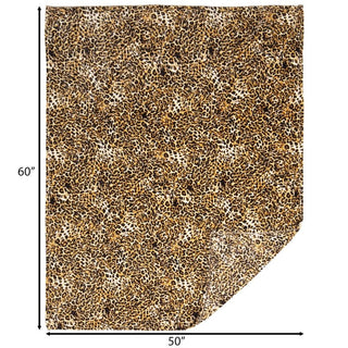 Leopard Print Travel Blanket with Carrying Case – Home Decor from Bronco Western Supply Co.