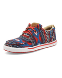 Liberty Loop Twisted X Hooey Loper - Red Aztec Multi - Women's Shoes - Twisted X - Bronco Western Supply Co.