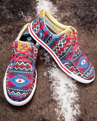 Liberty Loop Twisted X Hooey Loper - Red Aztec Multi – Women's Shoes from Bronco Western Supply Co.