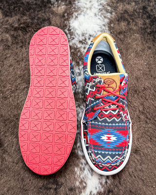Liberty Loop Twisted X Hooey Loper - Red Aztec Multi – Women's Shoes from Bronco Western Supply Co.