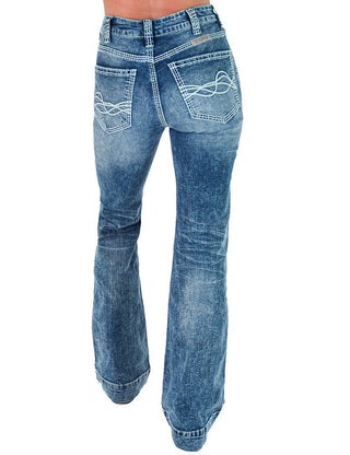 Light DFMI Trouser Jeans by Cowgirl Tuff – Apparel from Bronco Western Supply Co.