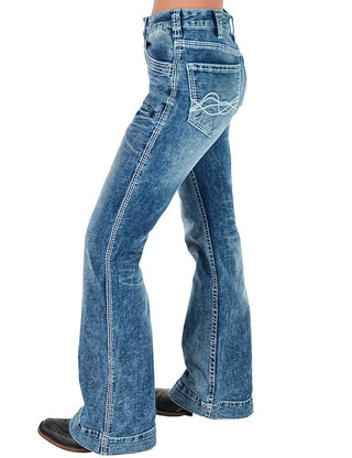 Light DFMI Trouser Jeans by Cowgirl Tuff – Apparel from Bronco Western Supply Co.