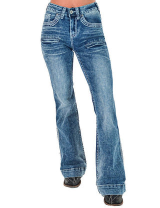 Light DFMI Trouser Jeans by Cowgirl Tuff – Apparel from Bronco Western Supply Co.