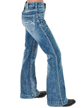 Light DFMI Trouser Jeans by Cowgirl Tuff – Apparel from Bronco Western Supply Co.