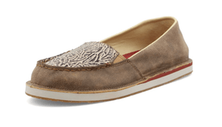 Liliosa Twisted X Slip - On Loafer - Bomber & Light Taupe – Women's Shoes from Bronco Western Supply Co.