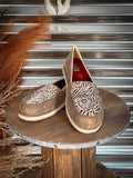 Liliosa Twisted X Slip - On Loafer - Bomber & Light Taupe - Women's Shoes - Twisted X - Bronco Western Supply Co.