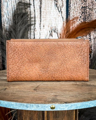 Lillie Hair - On Wallet in Brown by Trinity Ranch – Purses & Wallets from Bronco Western Supply Co.