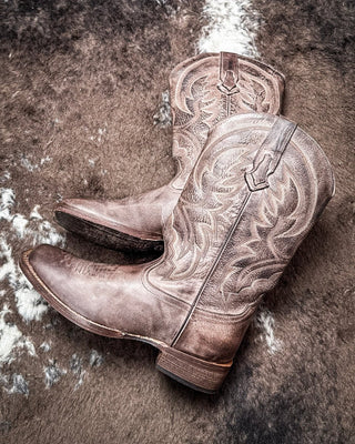 Lindsey Burnished Brown Boots by Roper – Women's Shoes from Bronco Western Supply Co.