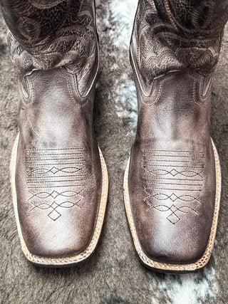 Lindsey Burnished Brown Boots by Roper – Women's Shoes from Bronco Western Supply Co.