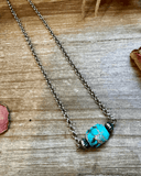 Lone Stone Necklace - Jewelry - The Bijoux Fab - Bronco Western Supply Co.