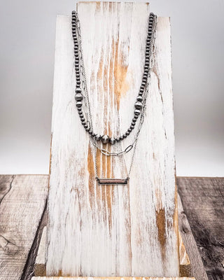 Lonestar Layers Fashion Necklace – Jewelry from Bronco Western Supply Co.