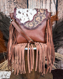 Loralei Hair on Hide Fringe Crossbody Bag - Purses & Wallets - Sixtease Bags - Bronco Western Supply Co.