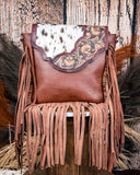 Loralei Hair on Hide Fringe Crossbody Bag - Purses & Wallets - Sixtease Bags - Bronco Western Supply Co.