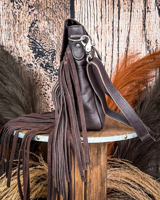 Mae Hair on Hide Fringe Crossbody Bag – Purses & Wallets from Bronco Western Supply Co.